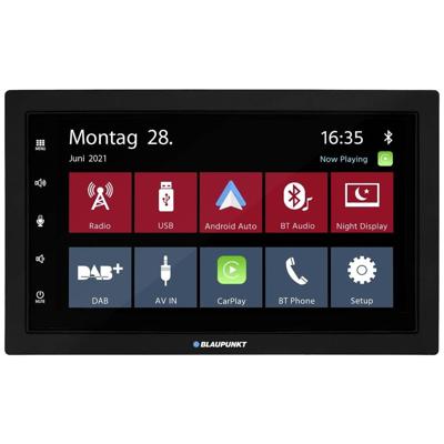 Blaupunkt Mannheim 600 DAB Autoradio met scherm dubbel DIN Android Auto, Aansluiting voor stuurbediening, Aansluiting voor achteruitrijcamera, Apple CarPlay, Blaupunkt Mannheim 600 DAB Autoradio met scherm dubbel DIN Android Auto, Aansluiting voor stuurbediening, Aansluiting voor achteruitrijcamera, Apple CarPlay,
