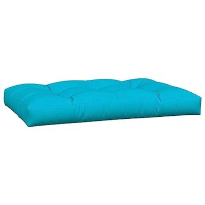 VidaXL Palletkussens 2 st stof turquoise - thumbnail