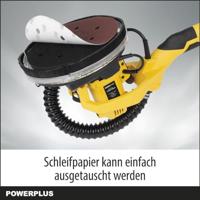 Powerplus POWX0479 handschuurmachine Vlakschuurmachine (disc) Zwart, Geel 2600 RPM - thumbnail
