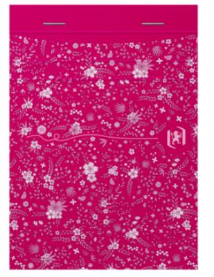 Oxford Floral softcover notitieblok, ft A6, 80 vel, gelijnd, 4 geassorteerde designs