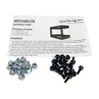 .com 8U Open Frame Rack Wandmontage – Verstelbare diepte 30-50 cm - Rack - monteerbaar aan muur - zwart - 8U - thumbnail