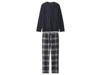 esmara Men Flanellen heren pyjama (Marineblauw, XL) - thumbnail