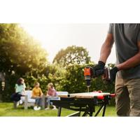 18V accuboormachine + 2 x 2Ah accu's + lader - BLACK&DECKER - BCD382D2XK-QW - met draagtas - thumbnail