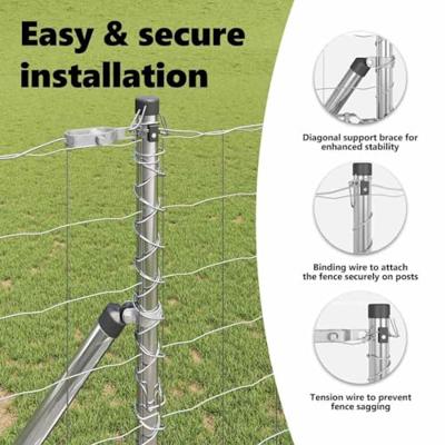 VidaXL Hek met paal zilver 1,2 x 10 m staal en pvc