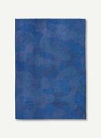 Louis de Poortere - Coral Meditation 9225 Blue Lagoon Rond - 240 rond Vloerkleed - thumbnail