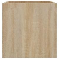 Plantenbak 40x40x40 cm bewerkt hout sonoma eiken - thumbnail