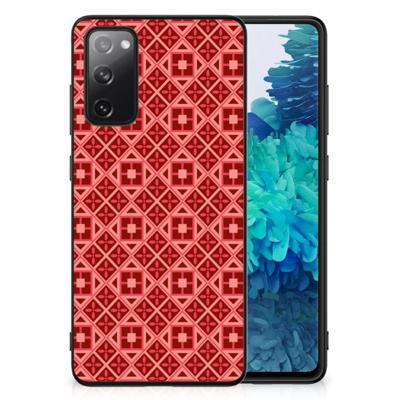 Samsung Galaxy S20 FE Back Case Batik Rood