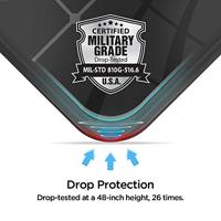 Spigen - Samsung Galaxy A50 Hoesje - Back Case Rugged Armor Zwart - thumbnail