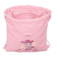 Rugtas met Koordjes Minnie Mouse Baby Roze 26 x 34 x 1 cm - thumbnail