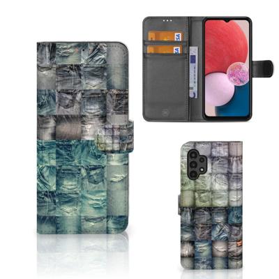 Wallet Case met Pasjes Samsung Galaxy A13 (4G) Spijkerbroeken Wallet Case met Pasjes Samsung Galaxy A13 (4G) Spijkerbroeken
