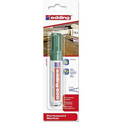 Edding 500 permanent marker 2-7mm schuin groen Edding 500 permanent marker 2-7mm schuin groen