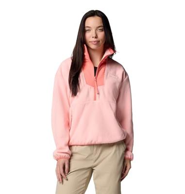 Columbia Sequoia Grove™ 1/2 Zip Pully Dames Pink Sand, Alpenglow XL