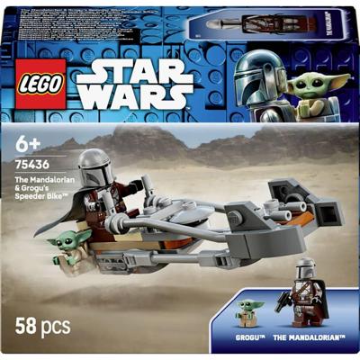 LEGO® STAR WARS™ 6588610 De Mandaloriaan en Grogu op hun Speeder Bike™ (75436)