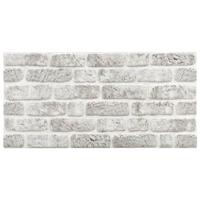 11 st Wandpanelen 3D lichtgrijze baksteen EPS - thumbnail
