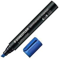 Viltstift staedtler lumocolor 350 schuin 2-5mm bl | 10 stuks - thumbnail