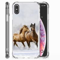 Apple iPhone X | Xs Case Anti-shock Paarden - thumbnail