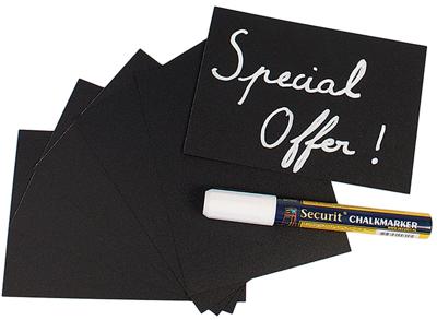 Krijtbord Securit A6 tags Krijtbord Securit A6 tags