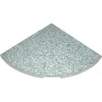 Kruisvoet graniettegel 25 kg grijs - thumbnail