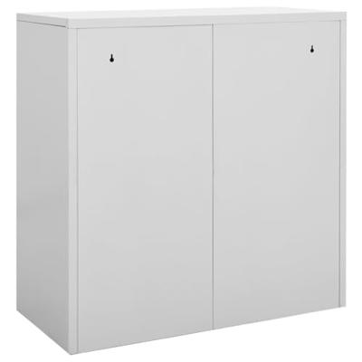 Lockerkast 90x45x92,5 cm staal lichtgrijs