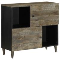 Dressoir 80x33x75 cm massief mangohout - thumbnail