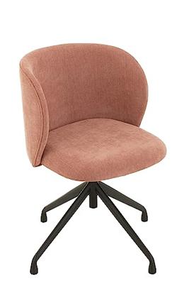 J-Line stoel Turn|Up|Down - textiel - lichtroze