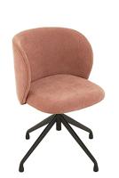 J-Line stoel Turn|Up|Down - textiel - lichtroze - thumbnail