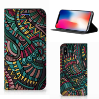 Apple iPhone X | Xs | Hoesje met Magneet | Aztec - thumbnail