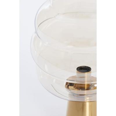 Light & Living Tafellamp 'Misty' 30cm, kleur Amber/Goud Light & Living Tafellamp 'Misty' 30cm, kleur Amber/Goud