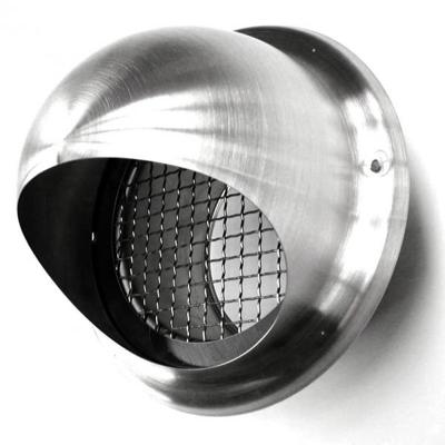 Bolrooster BWS Ventilatie Aansluitmaat Ø 150 mm Grofmazig Gaas Met Hoge Doorlaat RVS
