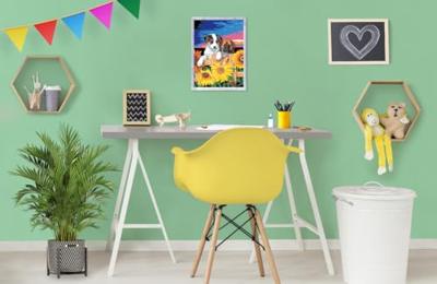 Ravensburger CreArt Schilderen op nummer zonsondergang honden