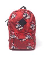 DIFUZED Super Mario Sublimation rugzak Rood, Wit - thumbnail