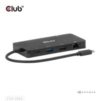 Club3D CSV-2552 9-1 USB-C® Dual HDMI™ 100W Hub - thumbnail