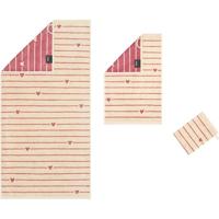 Cawö Cawö Heart Beats 6276 beere Duschtuch 70x140 - thumbnail