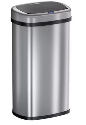 Vuilnisbak opent automatisch met Sensor Zilver 58L