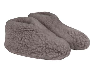 TXL Comfort Texels Wol Pantoffels (Grijs, 39/41)