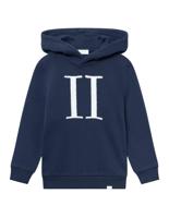 Encore Bouclé Hoodie Dark Navy/Ivory - thumbnail