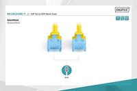 Digitus DK-1512-020/Y RJ45 Netwerkkabel, patchkabel CAT 5e U/UTP 2.00 m Geel Verdraaide paren 1 stuk(s) - thumbnail