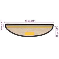 Trapmatten zelfklevend Sisal-Look 30 st 56x17x3 cm antraciet - thumbnail