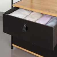 Kast Max Home Stof Staal Melamine spaanderplaat 60 x 175 x 40 cm - thumbnail