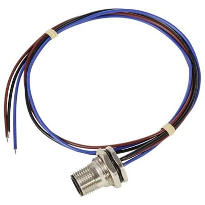 TRU COMPONENTS TC-12833060 Sensor/actuator inbouwstekker M12 Aantal polen (sensoren): 3 Stekker, inbouw 0.5 m 1 stuk(s)