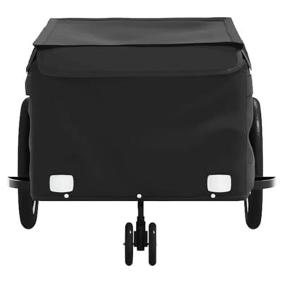 Fietstrailer 45 kg ijzer zwart - thumbnail