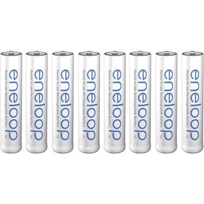 Oplaadbare batterijen PANASONIC ENELOOP AAA 800 mAh 8 szt (BK-4MCDE/8HH)