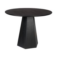 Zuiver Ronde Eettafel 'Pilar' Essenhout, 100cm, kleur Zwart - thumbnail
