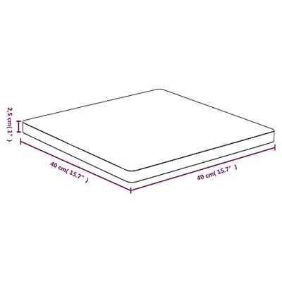 Tafelblad 40x40x2,5 cm bamboe