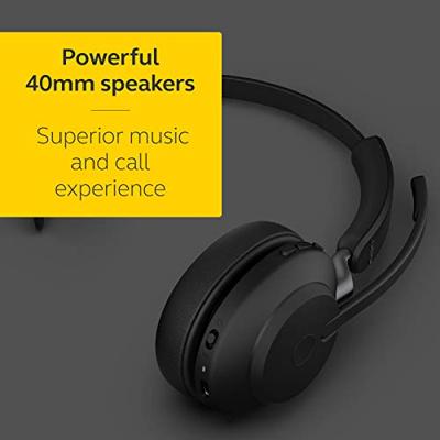 Jabra Evolve2 65 Headset Draadloos Hoofdband Kantoor/callcenter USB Type-A Bluetooth Zwart