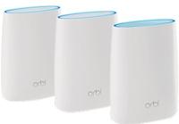 Orbi WiFi System RBK53S - Wifi-systeem (router, 2 verlengstukken) - tot 7500 vierkante voet - maas - GigE - 802.11a/b/g/n/ac - Tri-Band - thumbnail