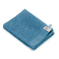 Walra Soft Cotton Washandje 16 x 21 cm 550 gram Petrol - 2 stuks - thumbnail