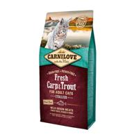CARNILOVE Kat Gesteriliseerd Verse Karper en Forel - droog kattenvoer - 6 kg - thumbnail
