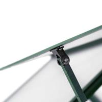 VidaXL Tuinkas met basisframe 169x114x202 cm aluminium groen - thumbnail