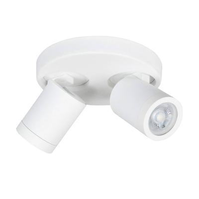 Highlight IP44 opbouwspotOliver 2-lichts mat wit - S7436.00